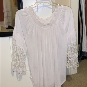 Off the shoulder long sleeve!